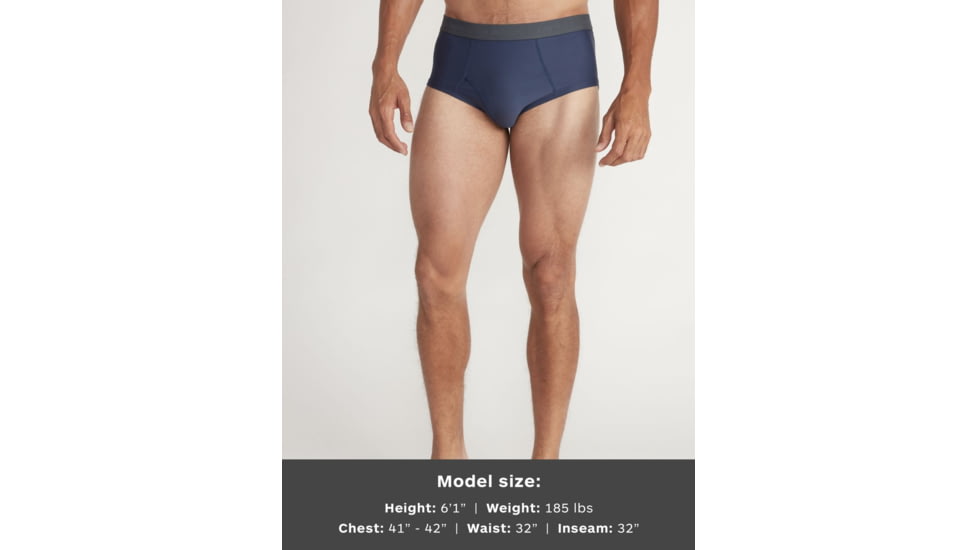 ExOfficio Give-N-Go 2.0 Brief - Mens, Navy, Small, 1241-6691-5600-S