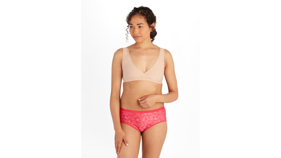 ExOfficio Give-N-Go 2.0 Hipster Brief - Womens, Teaberry Hibiscus, XS, 22419784-23372-XS
