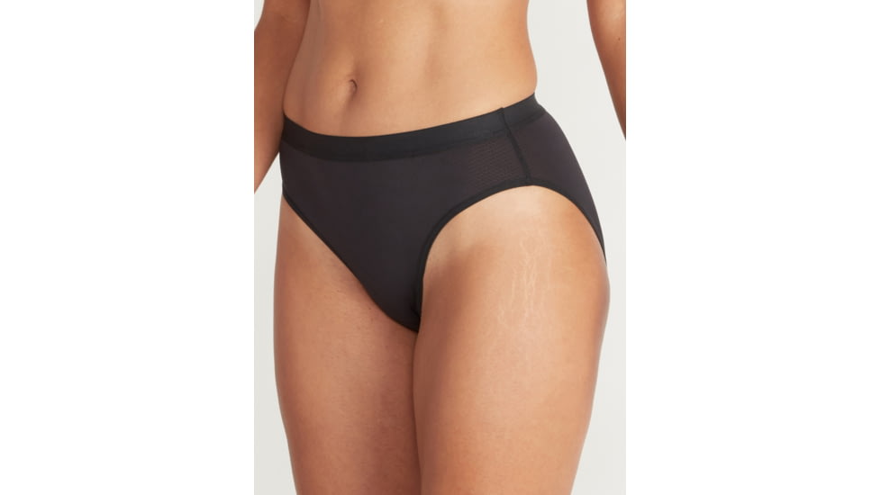 ExOfficio Give-N-Go 2.0 Sport Bikini Brief - Womens, Black, Large, 22416722-9999-L