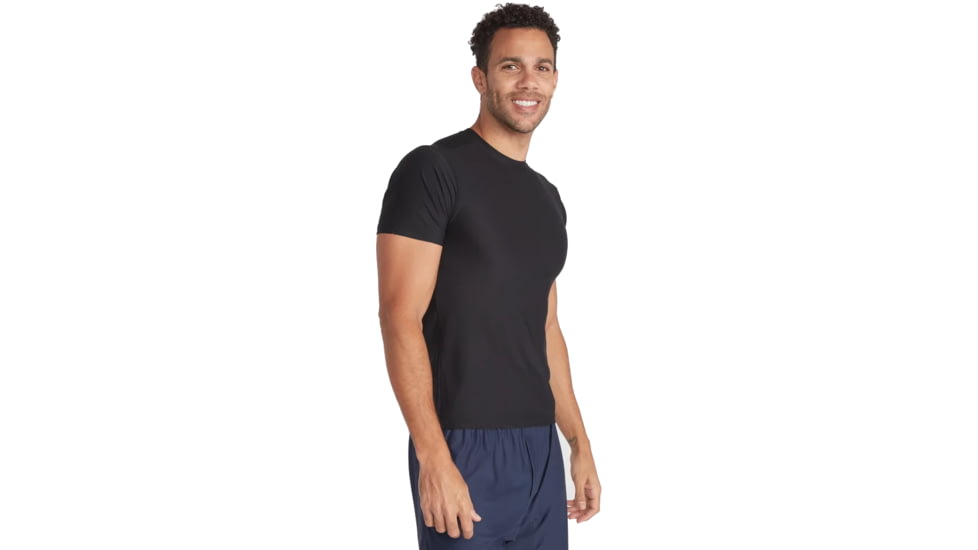 ExOfficio Give-N-Go 2.0 Crew Neck Tee - Men's, Black, Medium, 12426714-9999-M