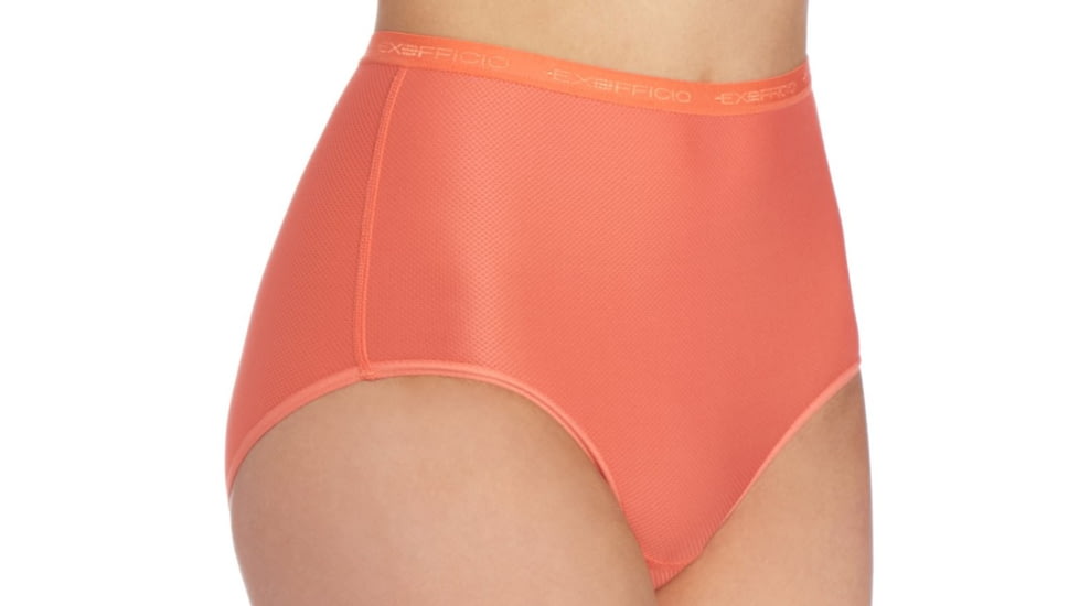 ExOfficio Give-N-Go Full Cut Brief - Women's -Bright Coral-X-Small