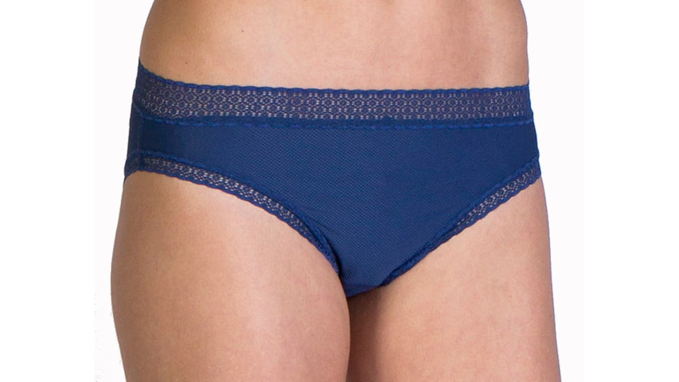 ExOfficio Give-N-Go Lacy Bikini Brief - Women's-Indigo-Medium