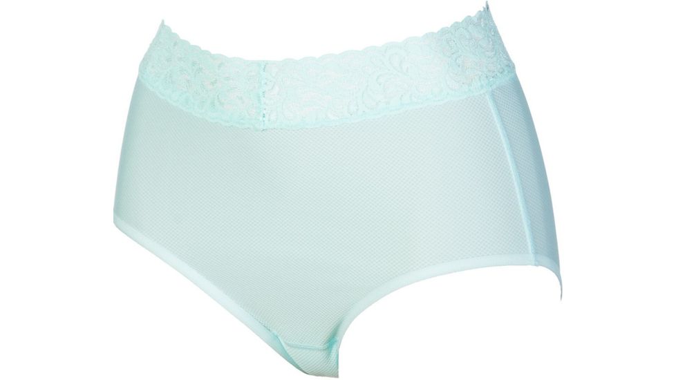 ExOfficio Give-N-Go Lacy Full Cut Brief - Women's-Lt Turquoise-X-Small