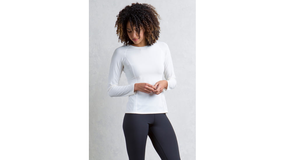 ExOfficio Give-N-Go Perf Base Layer Crew - Women's, Alyssum, Large, 2244-2973-Alyssum-L
