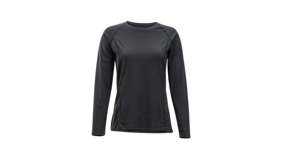 ExOfficio Give-N-Go Perf Base Layer Crew - Women's, Black, Extra Small, 2244-2973-Black-XL