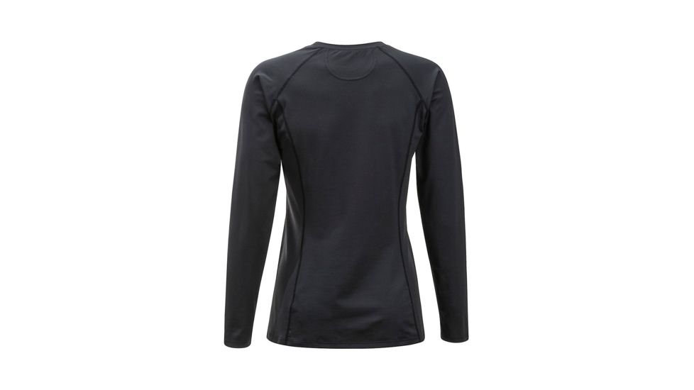 ExOfficio Give-N-Go Perf Base Layer Crew - Women's, Black, Extra Small, 2244-2973-Black-XS
