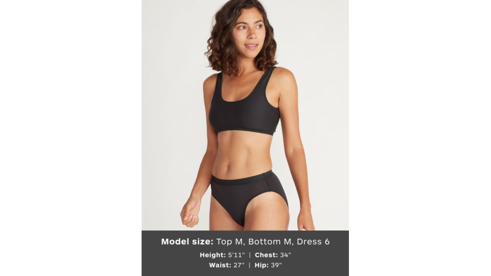 ExOfficio Give-N-Go Sport 2.0 Bikini Brief - Women's, Extra Small, Regular Inseam, Black, 2241-3452-9999-XS