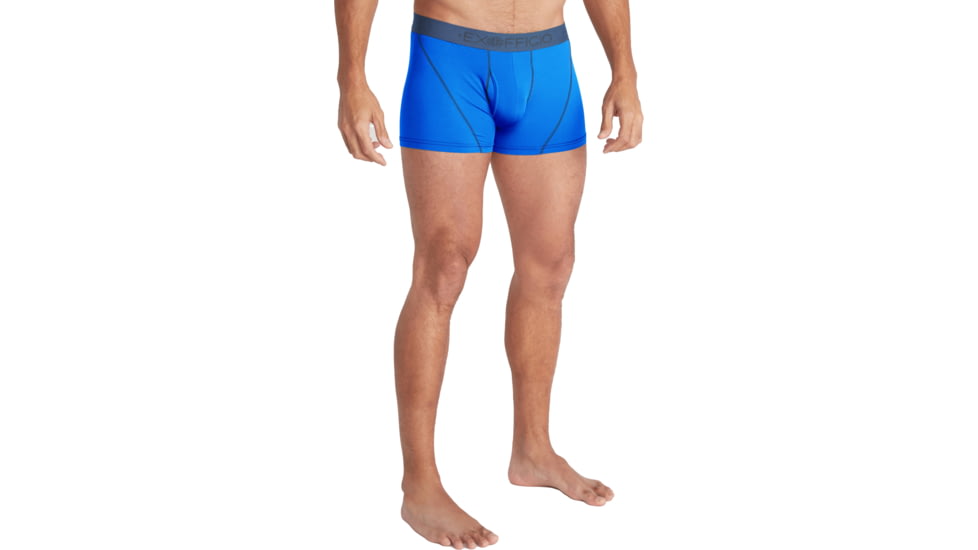 ExOfficio Give-N-Go Sport 2.0 Boxer Brief - Mens, 3 in, Lagoon/Steel Blue, 2XL, 12416717-23292-2XL