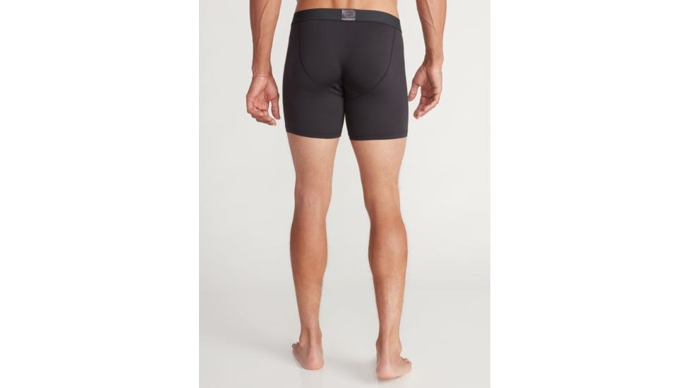 ExOfficio Give-N-Go Sport 2.0 Boxer Brief - Mens, 6in, Black/Black, 2XL, 12416718-9141-2XL