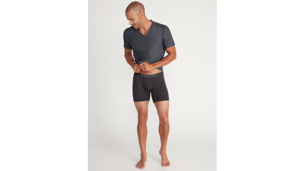 ExOfficio Give-N-Go Sport 2.0 Boxer Brief - Mens, 6in, Black/Black, 2XL, 12416718-9141-2XL