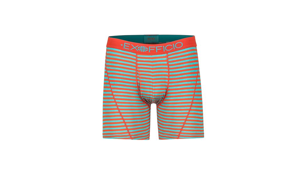 ExOfficio Give-N-Go Sport Mesh 6in Boxer Brief - Mens, Maui Double Stripe, Medium, 12453043-6305-M