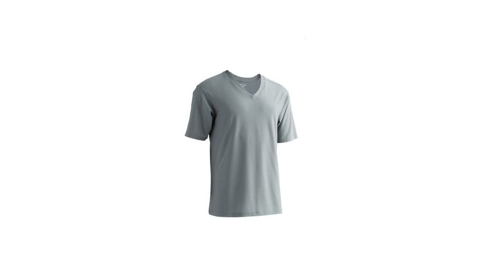 ExOfficio Give-N-Go V Tee Men's, Charcoal, M 12422679-9600_M