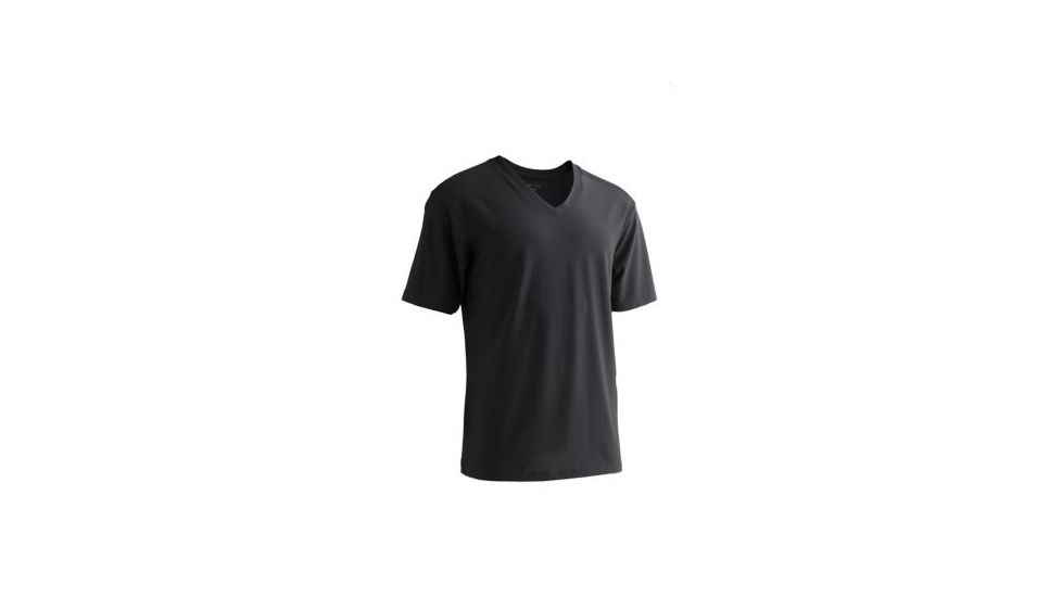 ExOfficio Give-N-Go V Tee Men's, Black, XL 12422679-9999_XL