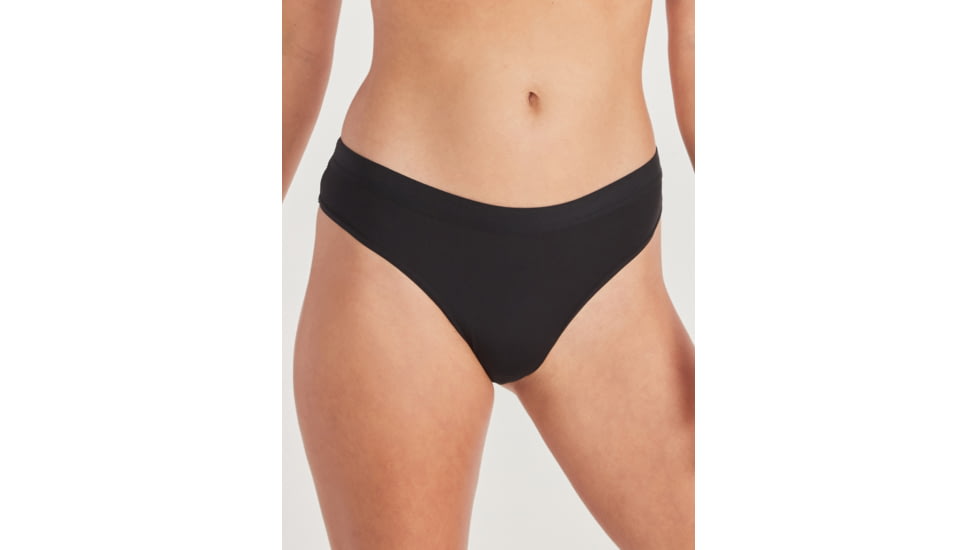 ExOfficio GNG Sport 2.0 Thong - Womens, Black, Large, 22419779-9999-L