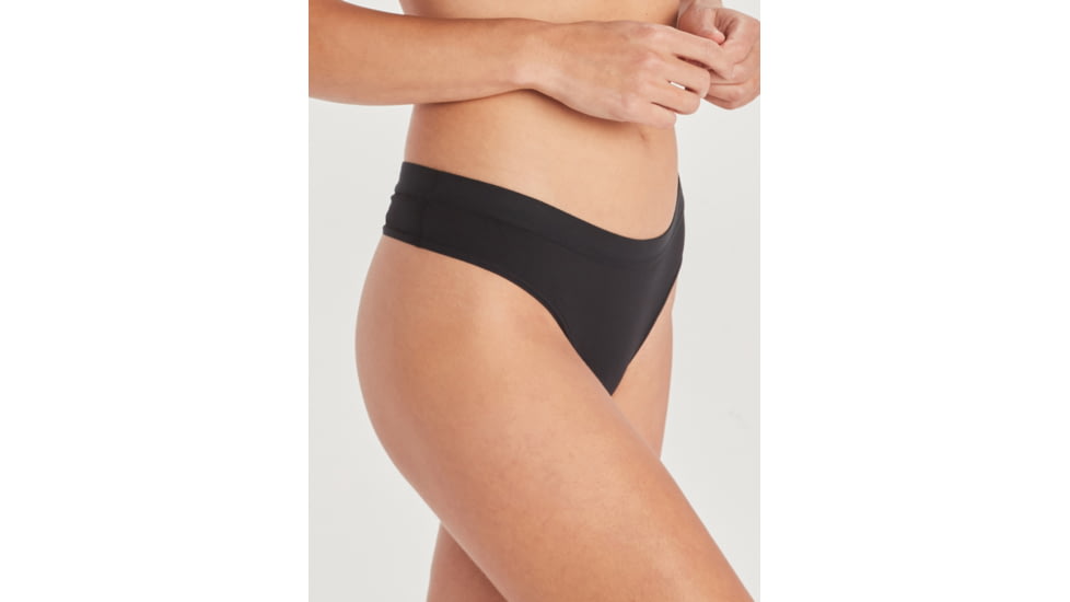 ExOfficio GNG Sport 2.0 Thong - Womens, Black, Large, 22419779-9999-L
