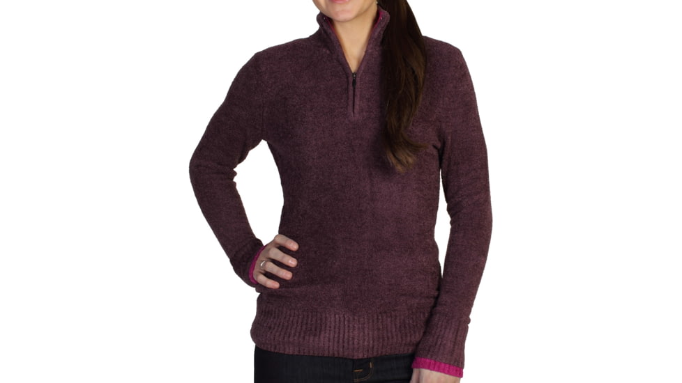 ExOfficio Irresistible Dolace 1/4 Zip Sweater - Women's-Antique-Small