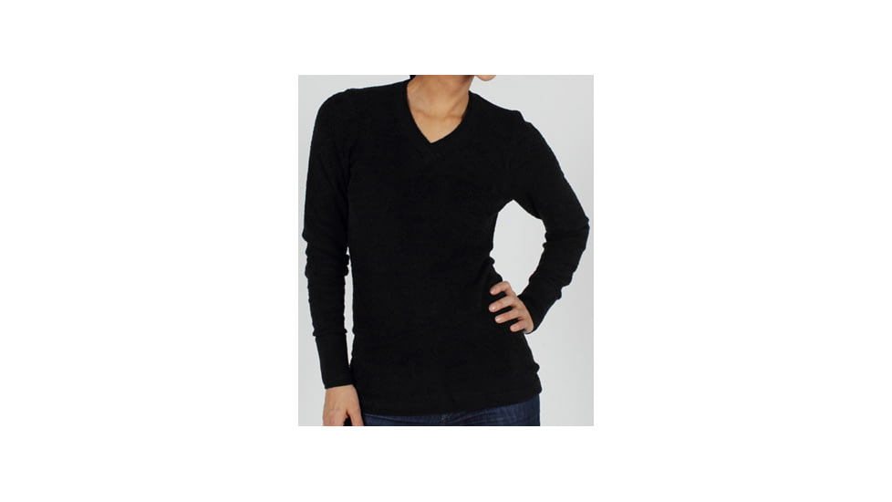 ExOfficio Irresistible Neska V-Neck Sweater - Women's-Black-Large