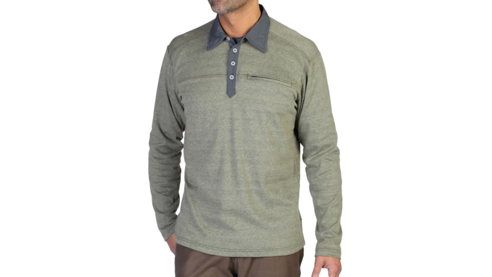 Javano Polo Long Sleeve Shirt - Mens -Highlands-X-Large