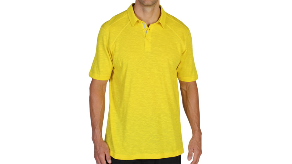 JavaTech Polo Short Sleeve Shirt - Mens -Zest-Small