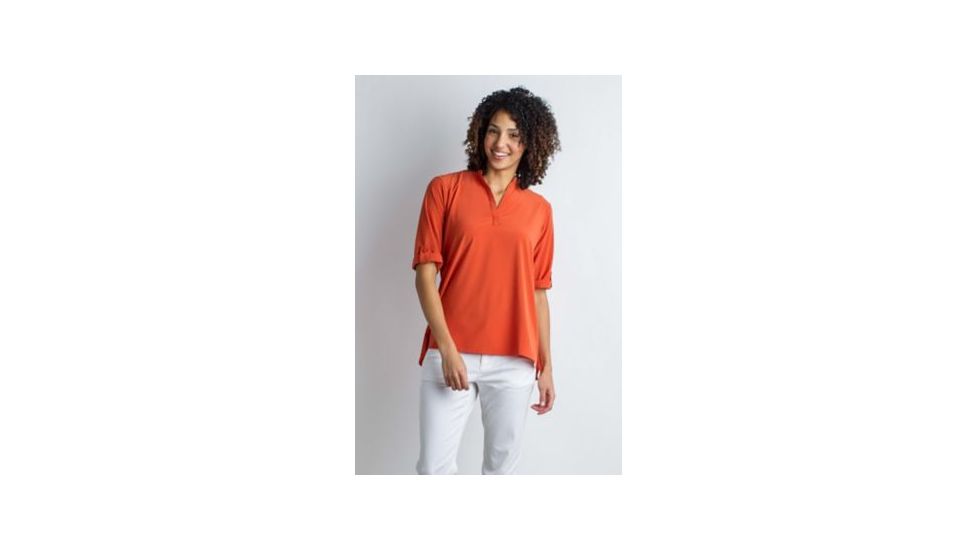 ExOfficio Kizmet 3/4 Sleeve Shirt Women's, Paprika, XS 20013092-3530_XS