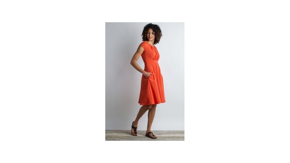 ExOfficio Kizmet Cross-Front Dress Women's, Paprika, 6 20613100-3530_6