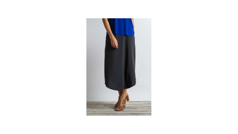 ExOfficio Kizmet Midi Skirt Women's, Black, XS 20623106-9999_XS