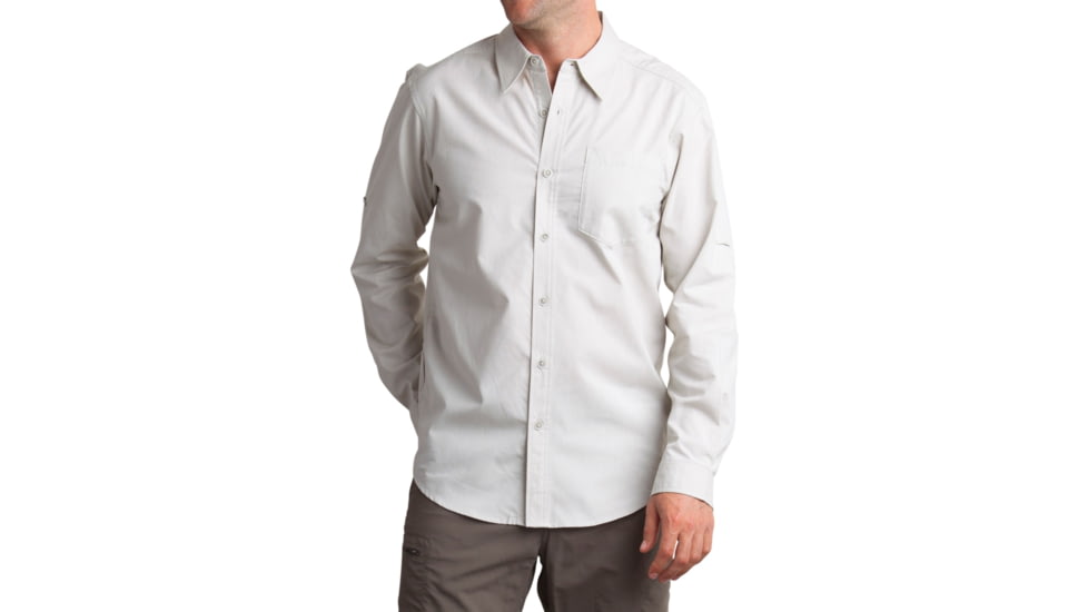 ExOfficio Lampara Long Sleeve - Men's-Light Stone-Medium