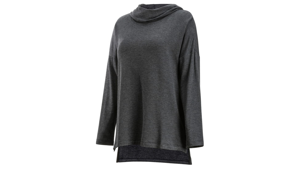 ExOfficio Lavoria Wrap Cowl Tunic - Women's, Black Heather, Medium, 2011-3205-Black Heather-M