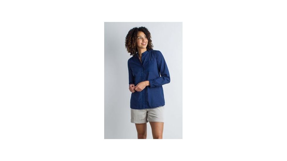 ExOfficio Lencia Long Sleeve Shirt Women's, Ink, S 20013153-5995_S