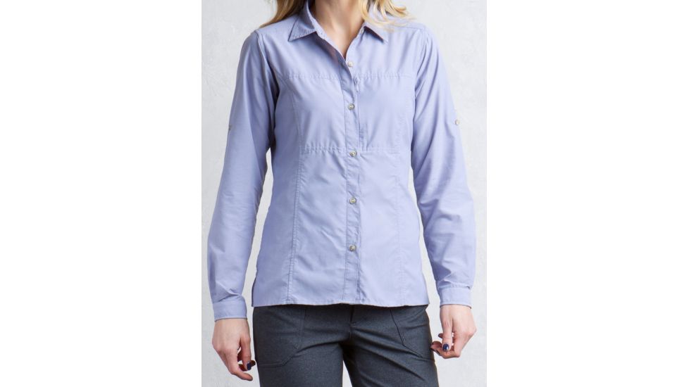 ExOfficio Lightscape Long Sleeve Shirt - Women's-Lilac Grey-Large