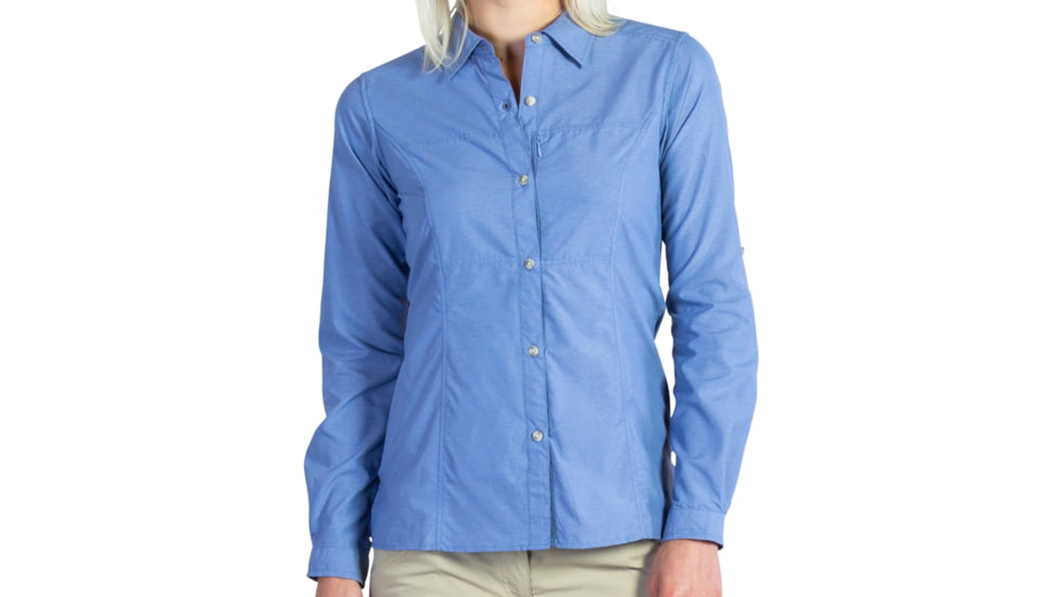 ExOfficio Lightscape Long Sleeve Shirt - Women's-Viola-X-Large