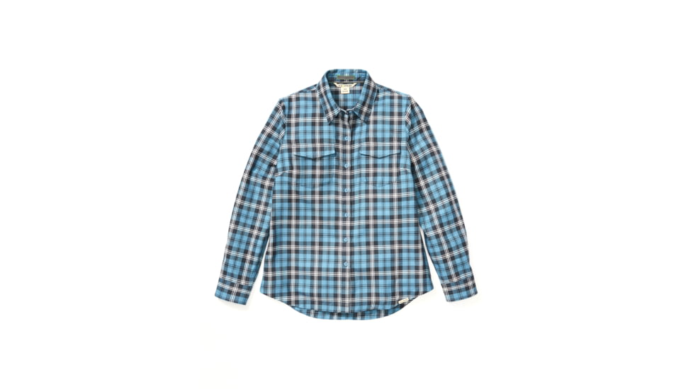 ExOfficio Madison Midweight Flannel Long Sleeve - Women's, Blue Star, Large, 2001-3358-5696-L