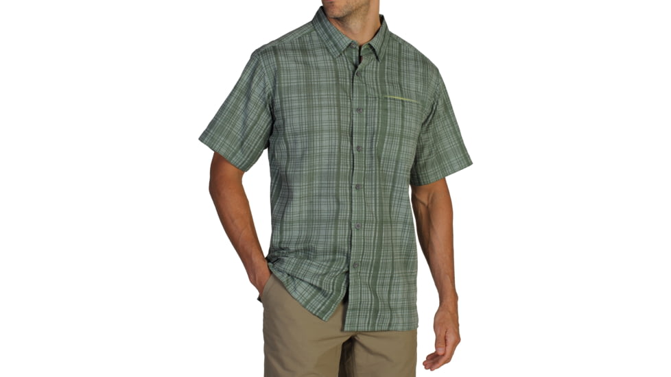 ExOfficio Next-To-Nothing Estallado Shirt - Mens-Avocado-Small