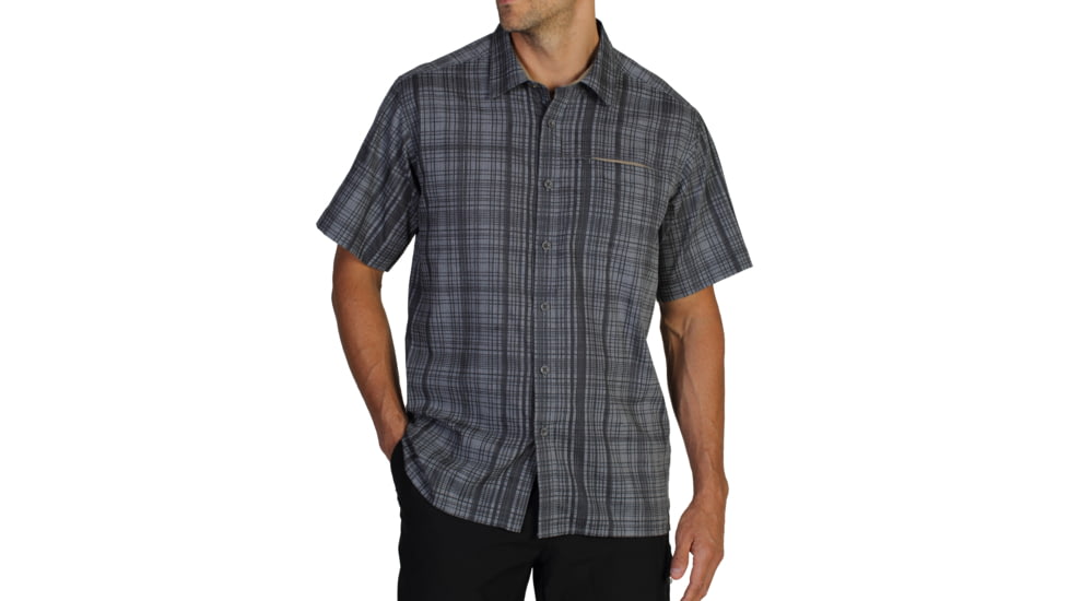 ExOfficio Next-To-Nothing Estallado Shirt - Men's-Dark Pebble-Medium