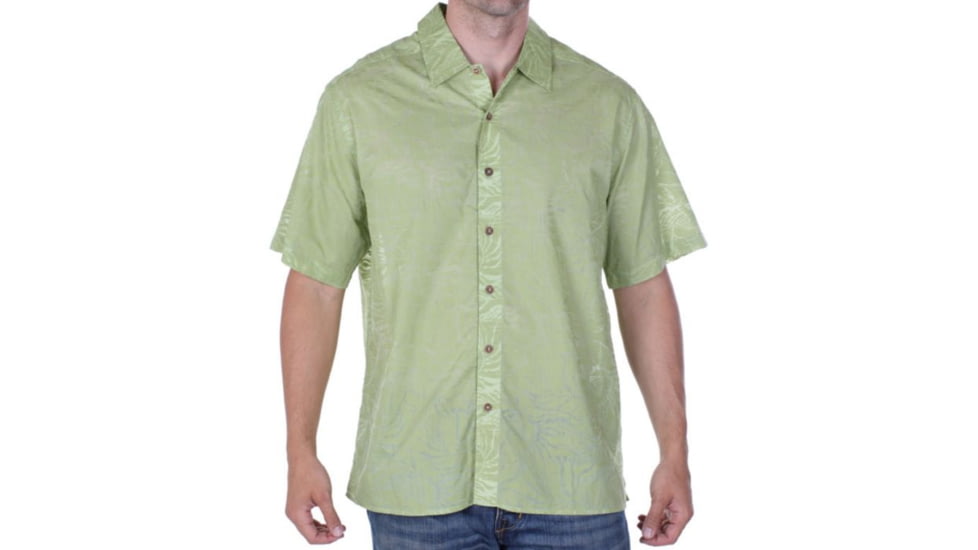 ExOfficio Next-To-Nothing Kelp Short Sleeve Shirt - Men's -Light Aloe-Small