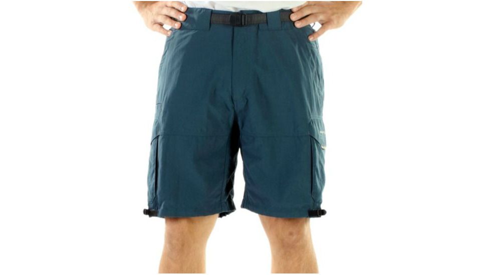 ExOfficio Nio Amphi Short Long - Men's-Steel Blue-38