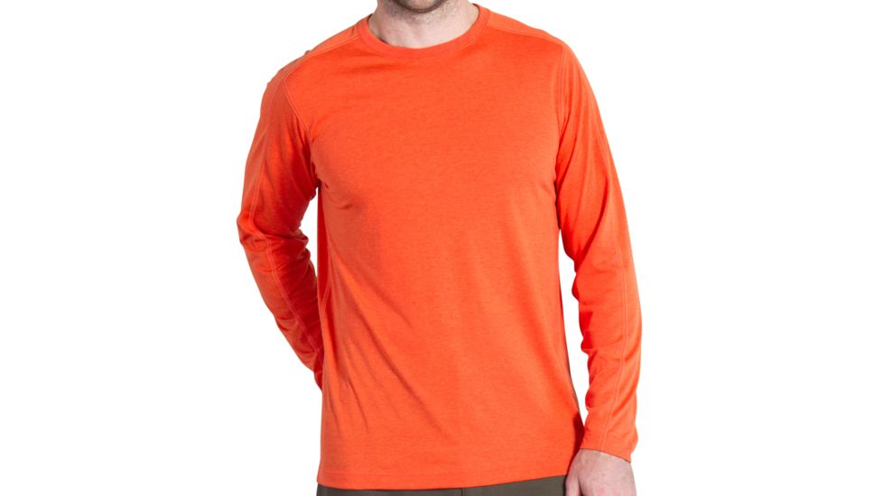 ExOfficio Nioclime Long Sleeve Shirt - Men's -Fire Opal-Small