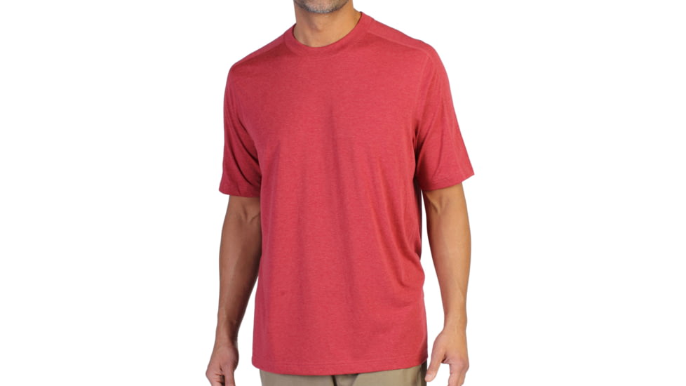 ExOfficio Nioclime Short Sleeve Shirt - Men's -Tango-Small