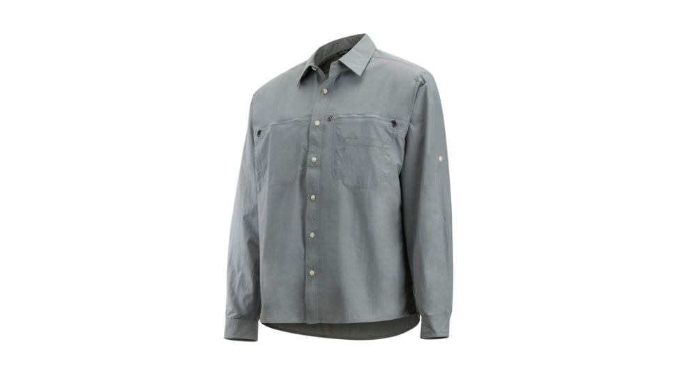 ExOfficio Reef Runner Long Sleeve, Grey Storm, S, 10013344-9609-S