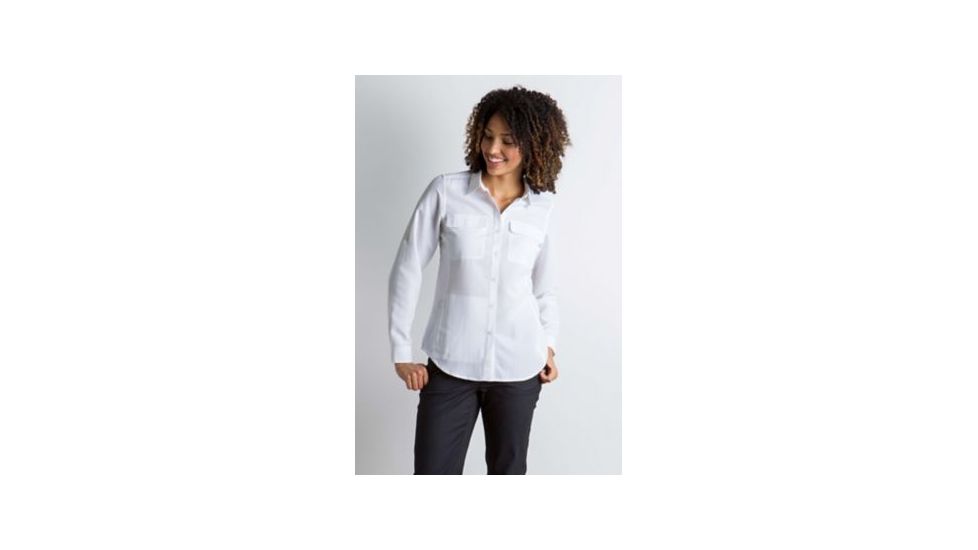 ExOfficio Rotova Long Sleeve Shirt Women's, White, S 20013156-1000_S