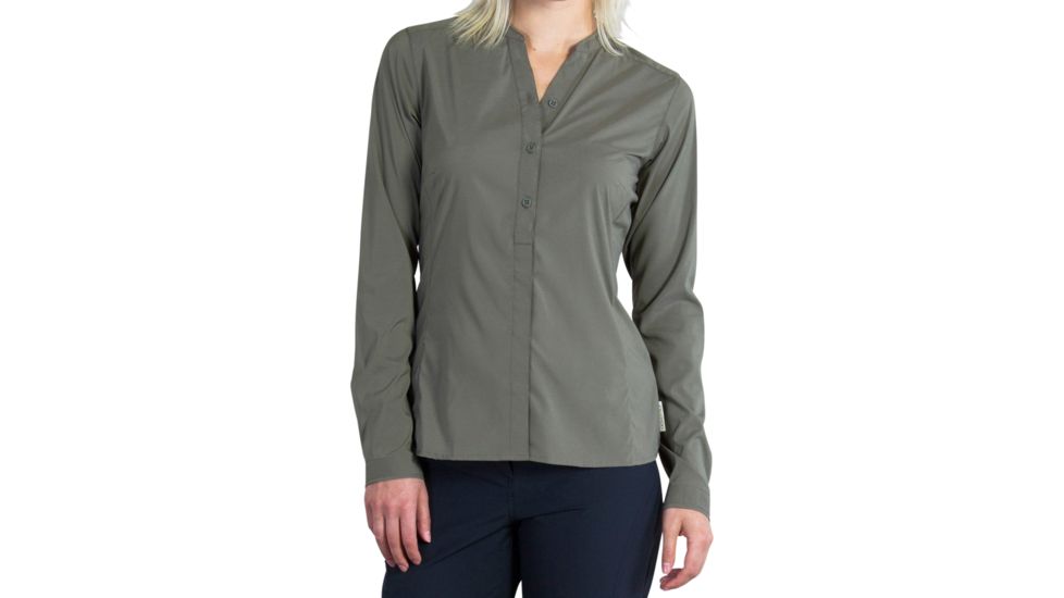 ExOfficio Safiri Long Sleeve Shirt - Women's-Bay Leaf-Medium