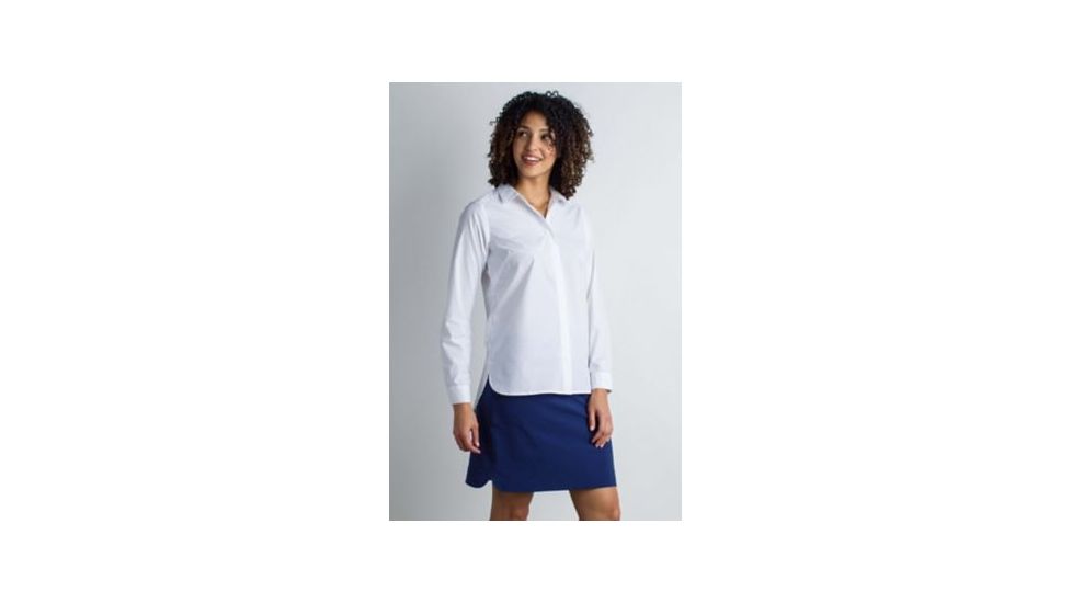 ExOfficio Sofia Long Sleeve Shirt Women's, White, XL 20013074-1000_XL