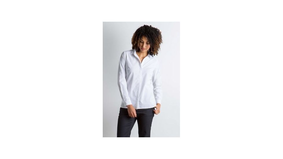 ExOfficio Sofia Long Sleeve Shirt Women's, White, XL 20013074-1000_XL