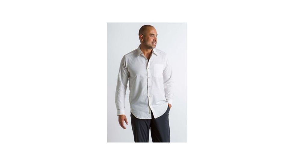 ExOfficio Soft Cool Avalon Long Sleeve Shirt Men's, Alyssum, 2XL 10013024-1010_2XL
