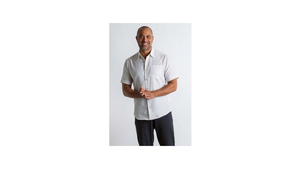 ExOfficio Soft Cool Avalon Short Sleeve Shirt Men's, Alyssum, XL 10023124-1010_XL