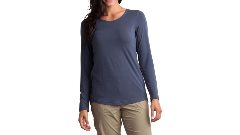 ExOfficio Sol Cool Bateau Long Sleeve - Women's-Carbon-X-Small