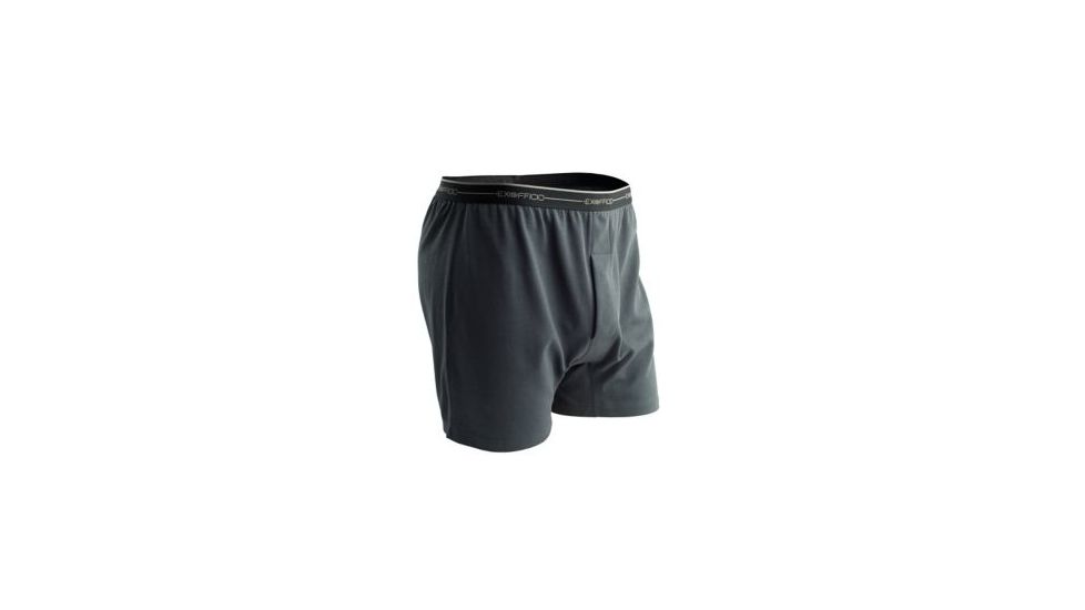 ExOfficio Sol Cool Boxer Mens, Carbon, 2XL, 12412894-9703-2XL