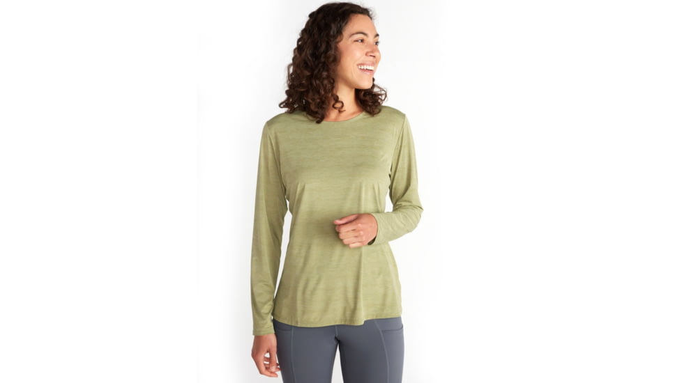ExOfficio Sol Cool Kaliani Long Sleeve - Womens, Oil Green Heather, Extra Large, 2011-3112-6026-XL