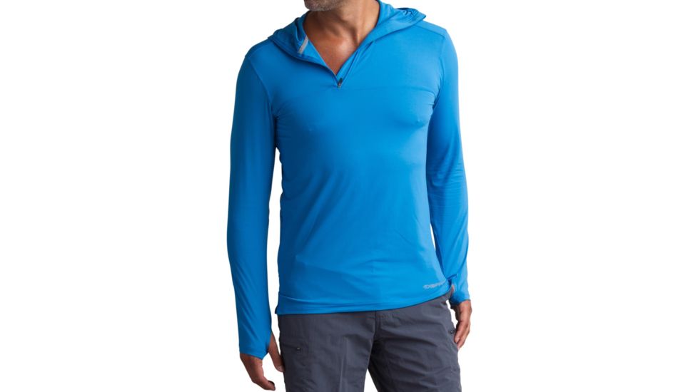 ExOfficio Sol Cool Performance Hoody - Men's-Deep Water-Large