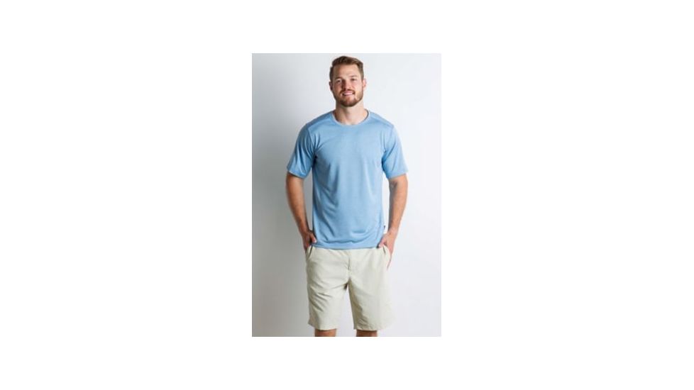ExOfficio Sol Cool Signature Tee Men's, Silverlake, M 10122864-5280_M